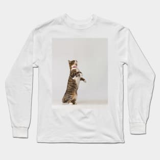 active cat playing Long Sleeve T-Shirt